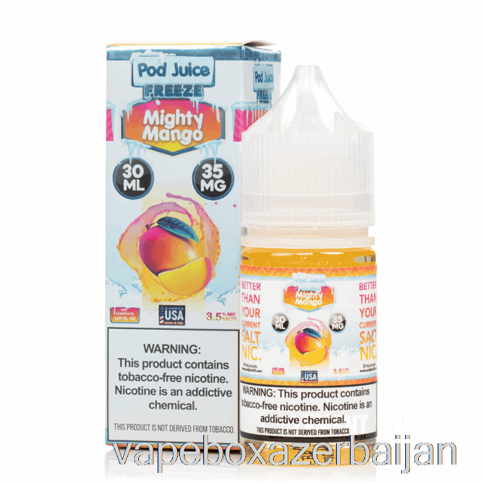 Vape Smoke FREEZE Mighty Mango - Pod Juice - 30mL 35mg